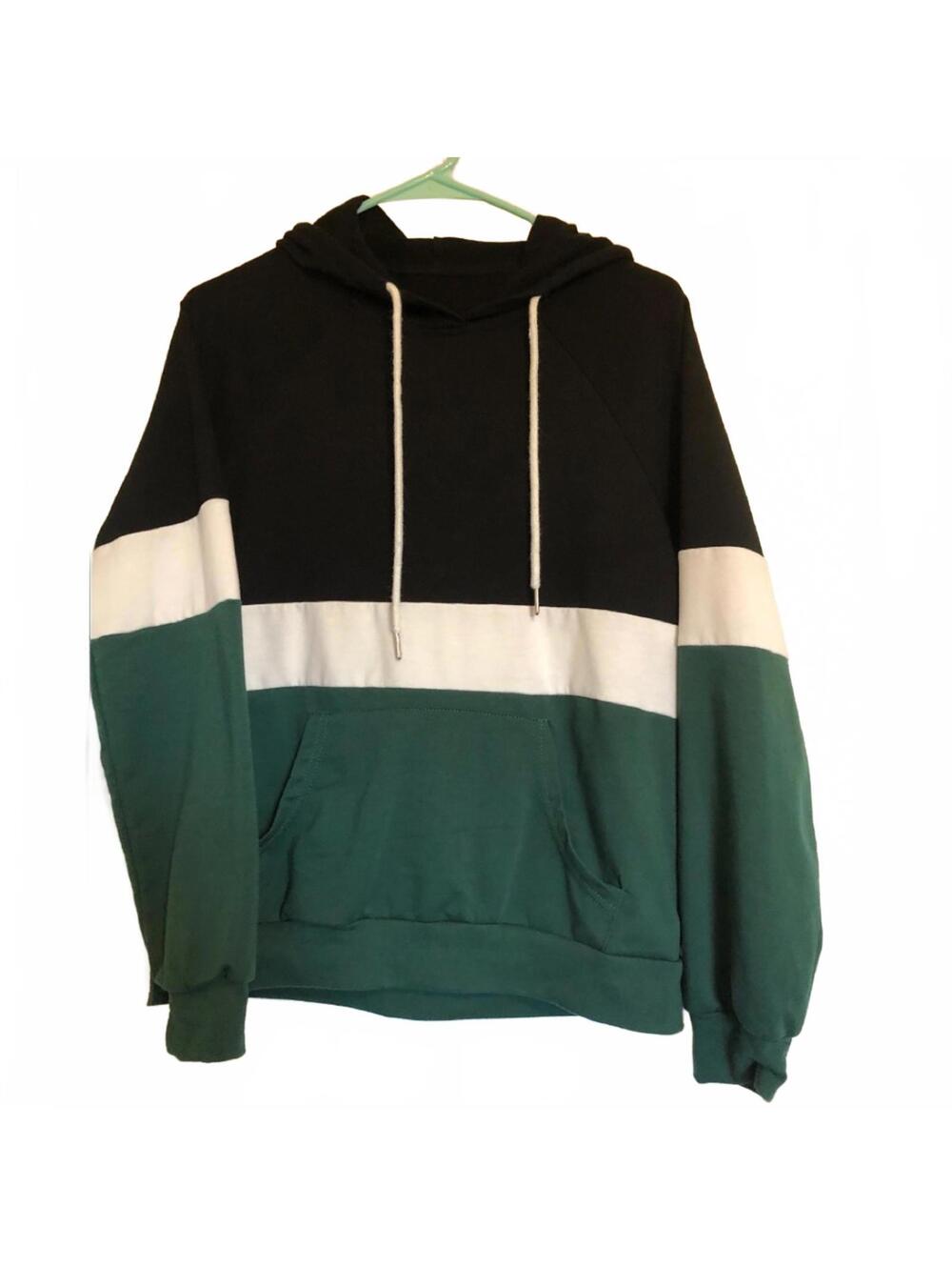 Color Block Hooded Sweatshirt – Casual Cozy Hoodie